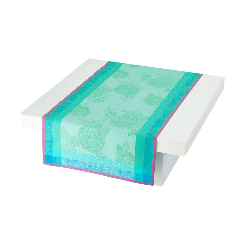 Runner Parfums de bagatelle Hydrangea 55x150 100% cotton, , hi-res image number 0