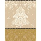 Tea towel Féerie Yellow 60x80 100% cotton, , hi-res image number 0