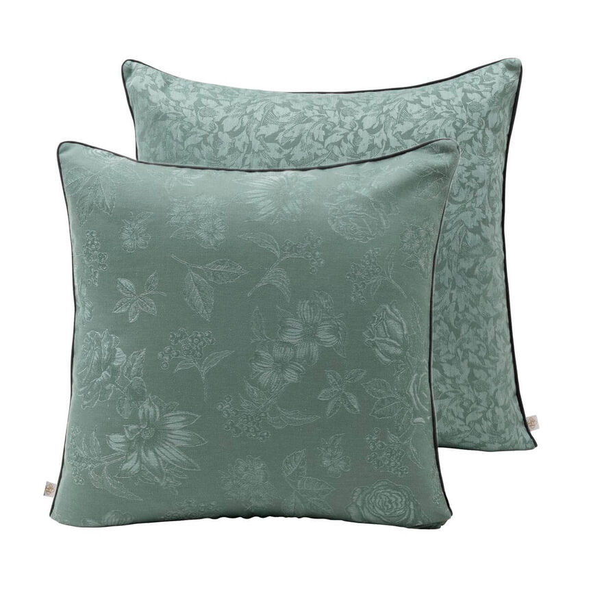 Cushion cover Romance Green 50x15 50% cotton - 50 % linen, , hi-res image number 1