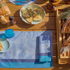 Coated placemat Sinhar&acirc;ja Coated Blue 50x36 100% cotton, , hi-res image number 2