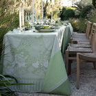 Coated tablecloth Promenade Imp&eacute;riale Green 175x175 100% cotton, , hi-res image number 0