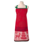 Apron Lumières d'étoiles Red 80x96 100% cotton, , hi-res image number 2