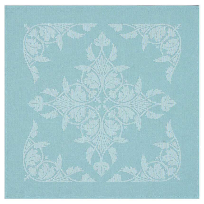 Napkin Syracuse Aqua 58x58 100% cotton, , hi-res image number 0