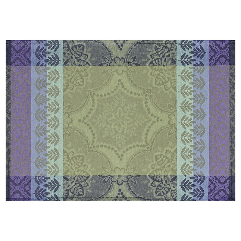 Coated placemat Bastide Olive 52x38 100% cotton, , hi-res