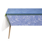 Tablecloth Escapade Tropicale Blue 120x120 100% linen, , hi-res image number 1