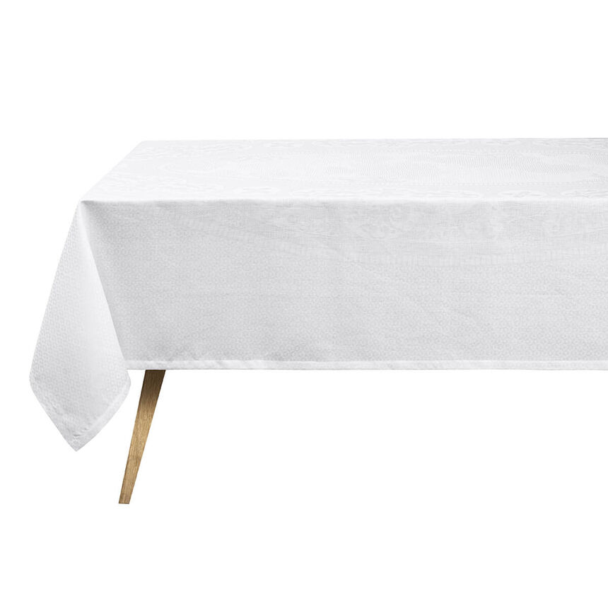 Tablecloth &Eacute;vasion C&eacute;leste White 175x175 100% linen, , hi-res image number 4
