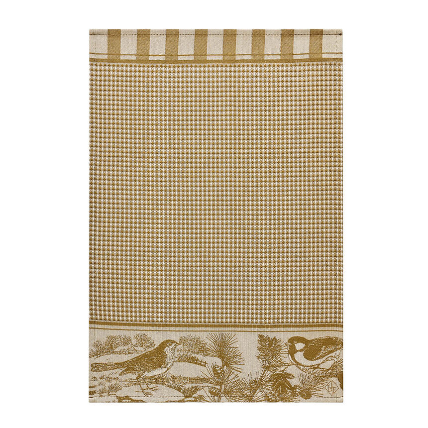 Hand towel M&eacute;lodies Beige 38x54 100% cotton, , hi-res image number 0