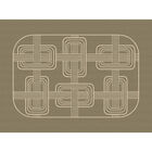 Placemat H&ocirc;tel particulier Green 50x36 100% linen, , hi-res image number 1