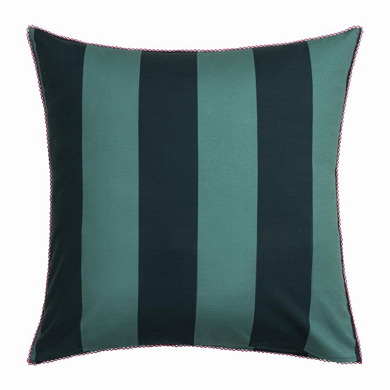 Pillowcase Vagabonde Green 40X80 100% cotton, , hi-res image number 1