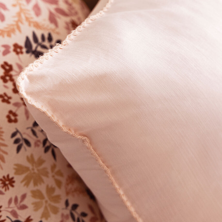 Pillowcase Eclat Pink 50X75 100% cotton, , hi-res image number 1