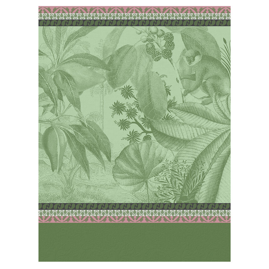Tea towel Voyage au Kerala Forest 60x80 100% cotton, , hi-res image number 0