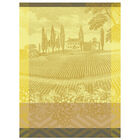 Tea towel Vignoble Yellow 60x80 100% cotton, , hi-res image number 0