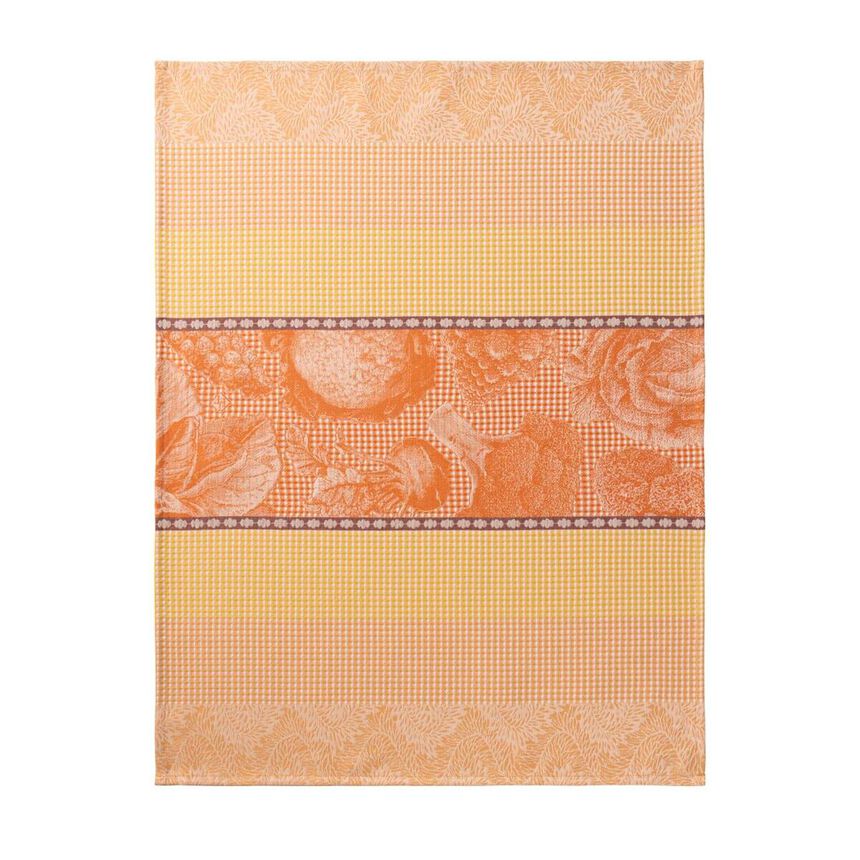 Hand towel Jardin des choux Orange 60x80 100% cotton, , hi-res image number 0