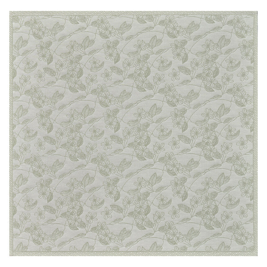Napkin Essentiel Gravure Green 58x58 100% cotton, , hi-res image number 1