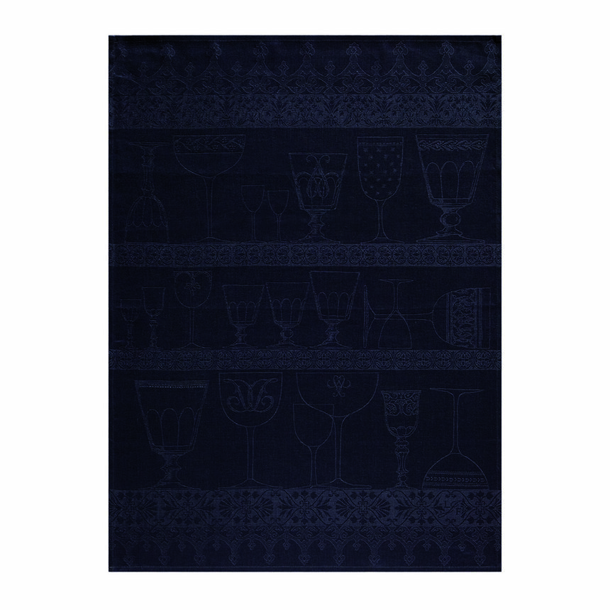 Crystal towel Cristal Dark grey 60x80 100% linen, , hi-res image number 1