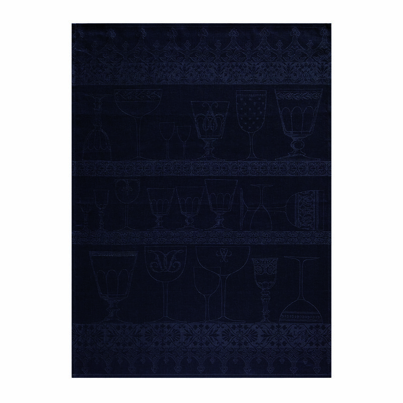 Crystal towel Cristal Dark grey 60x80 100% linen, , hi-res image number 1