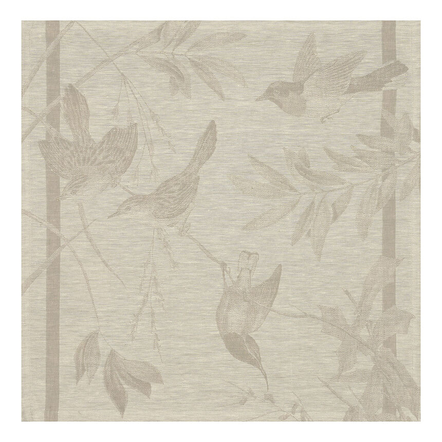 Napkin Voli&egrave;re Beige 58x58 100% linen, , hi-res image number 1