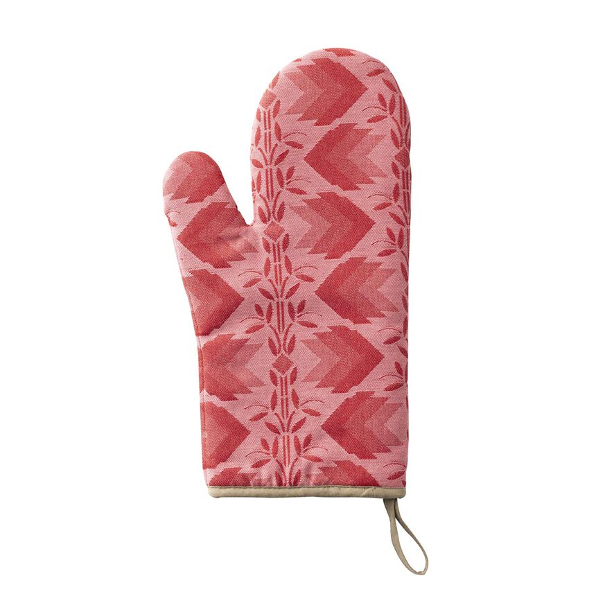 Oven gauntlet Gipsy Red 18x33 100% cotton, , hi-res image number 1