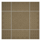 Tablecloth Armoiries Brown 175x175 100% linen, , hi-res image number 2