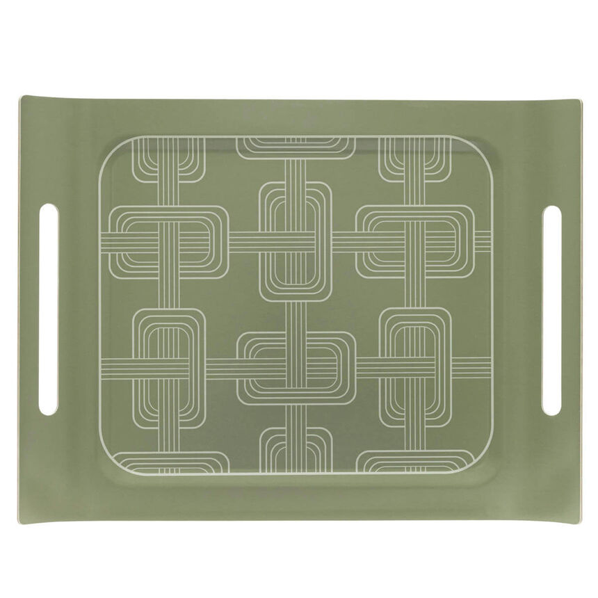 Tray H&ocirc;tel particulier Green 58x42 100% Wood, , hi-res image number 0