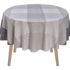 Coated tablecloth Fleurs de Kyoto Mist 175x175 100% cotton, , hi-res image number 2