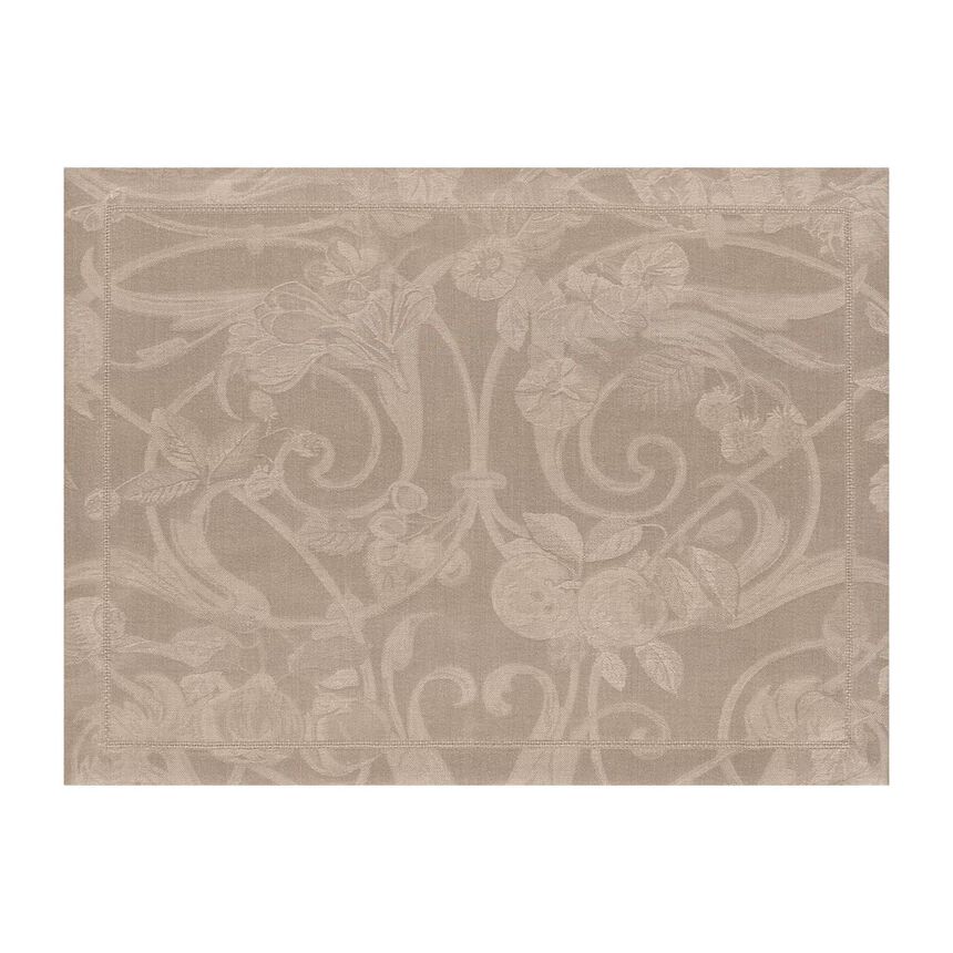 Placemat Tivoli Black Pepper 50x38 100% linen, , hi-res image number 1