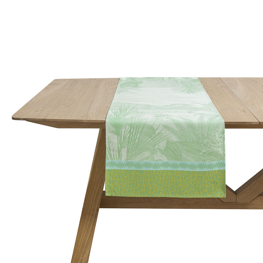Runner Sinhar&acirc;ja Green 50x150 100% cotton, , hi-res image number 0