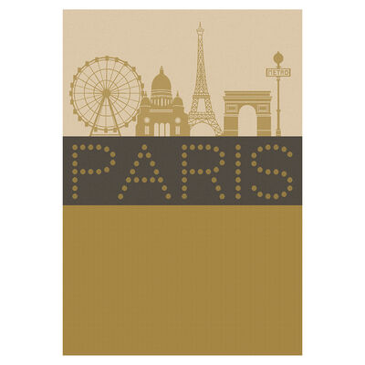 Tea towel Paris Lumière Cotton,  Tea towel Paris Lumière Cotton