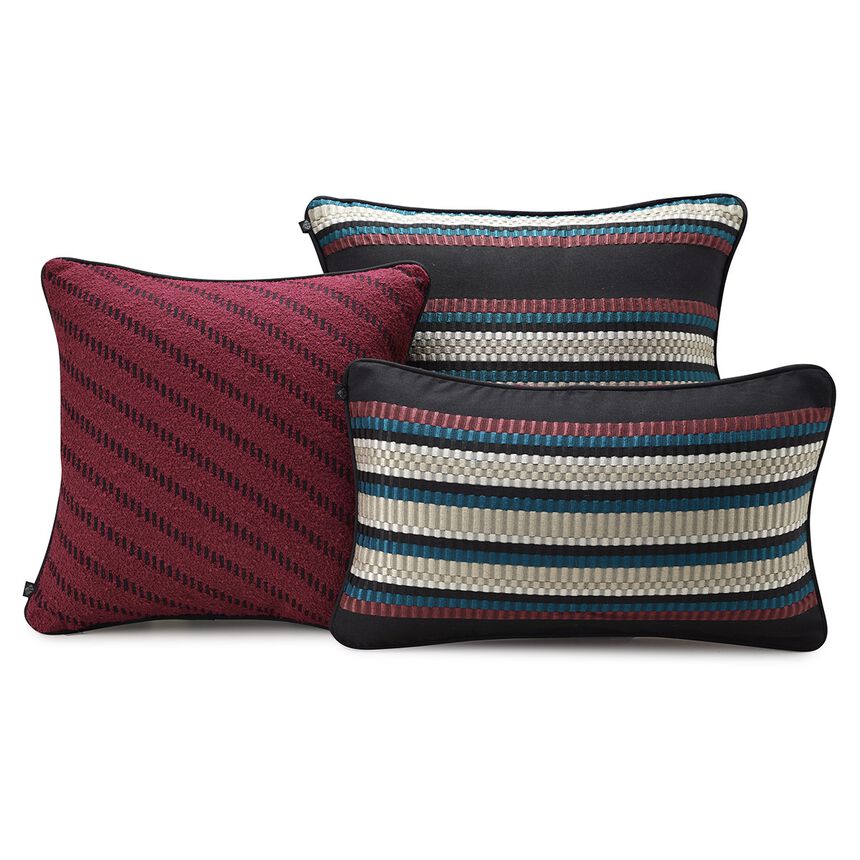 Cushion cover Pixel Plum 50x30 77% Cotton/ 23% Polyester, , hi-res image number 2