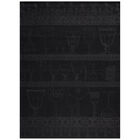 Crystal towel Cristal Dark grey 60x80 100% linen, , hi-res image number 1