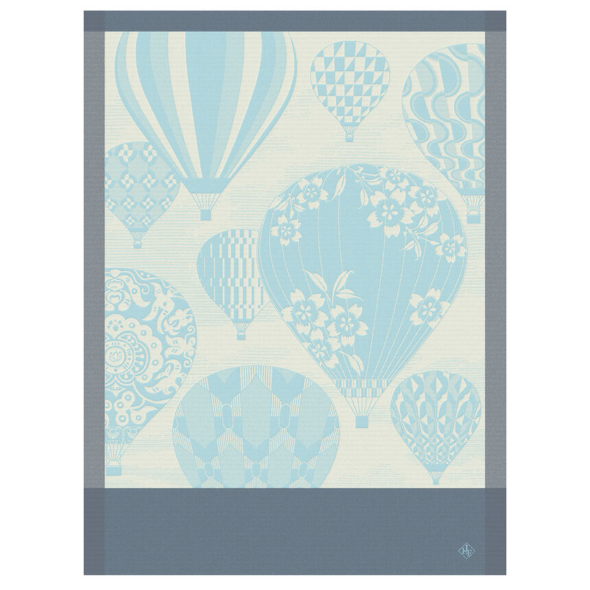 Tea towel Cappadoce Blue 60x80 100% cotton, , hi-res image number 0