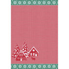 Hand towel Sous les &eacute;toiles Red 54x38 100% cotton, , hi-res image number 1