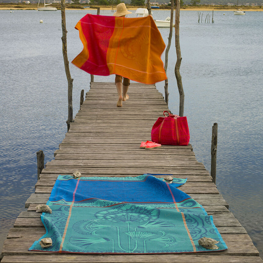 Beach towel Holi Sapphire 100x200 100% cotton, , hi-res image number 3