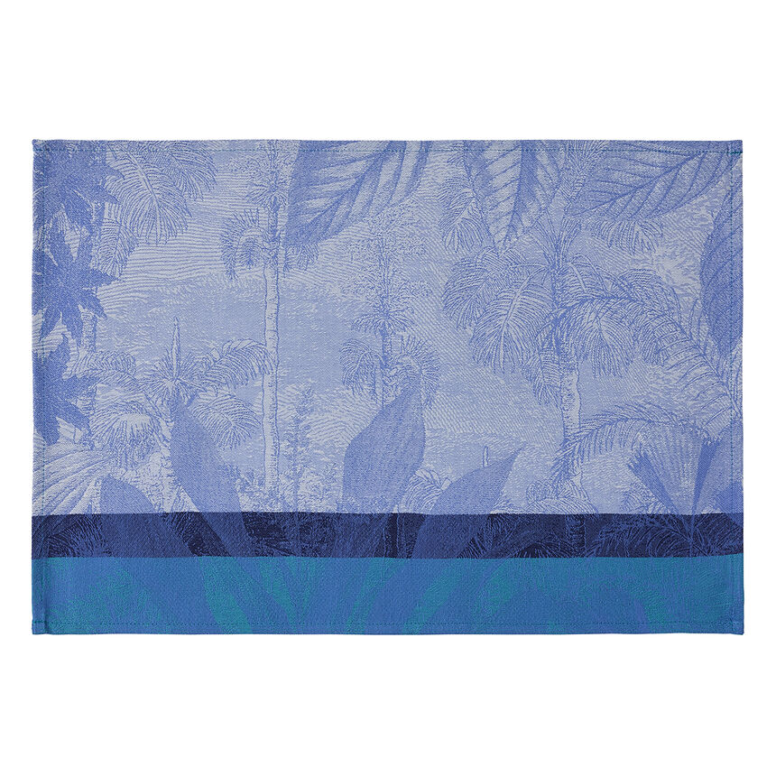 Coated placemat Sinhar&acirc;ja Coated Blue 50x36 100% cotton, , hi-res image number 1