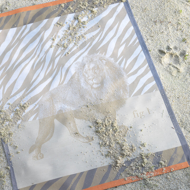 Tea towel Savane Sand 60x80 100% cotton, , hi-res image number 0