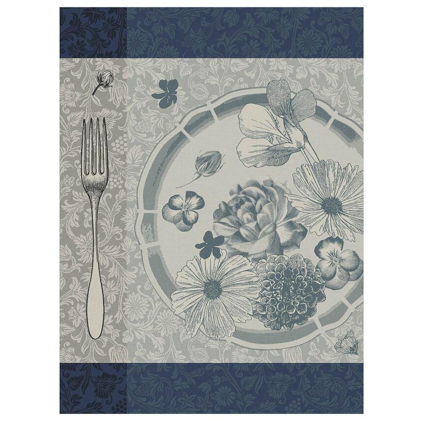 Tea towel Fleurs &agrave; croquer Stamen 60x80 100% cotton, , hi-res image number 0