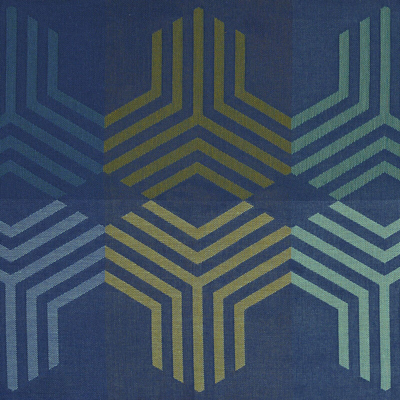 Placemat Kaléidoscope Fusion blue 50x36 100% cotton, , hi-res image number 2