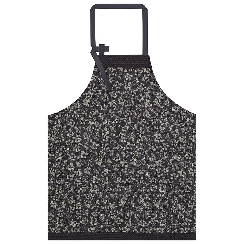 Apron Slow life mini Carbon Unique size 89% cotton / 11% linen, , hi-res image number 0