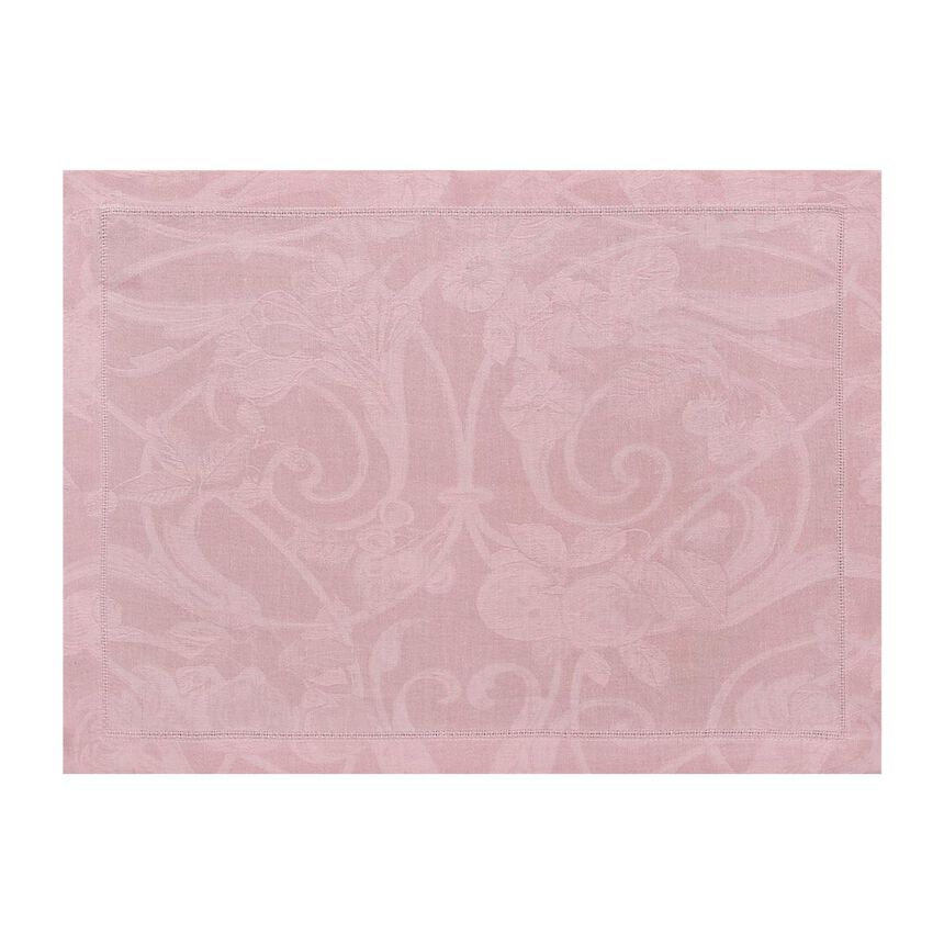 Placemat Tivoli Powder pink 50x38 100% linen, , hi-res image number 0