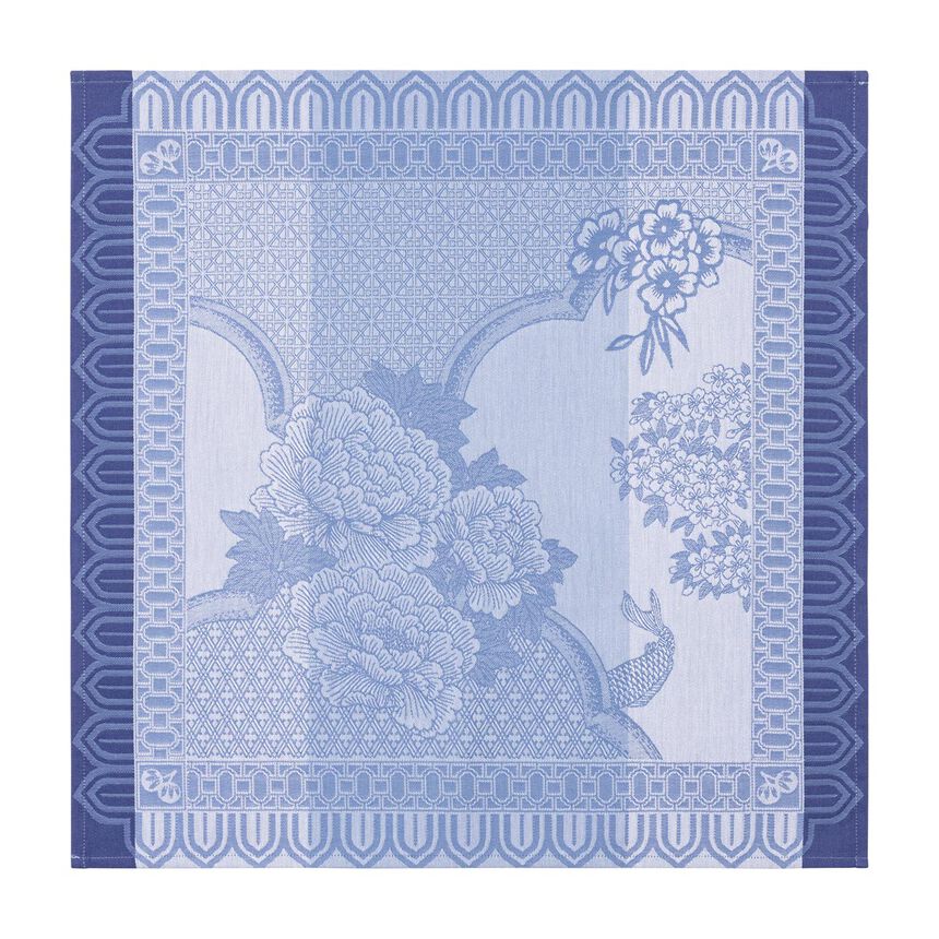 Napkin Promenade Imp&eacute;riale Blue 50x50 100% cotton, , hi-res image number 1