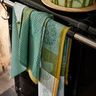 Tea towel Lumières d'étoiles Green 60x80 100% cotton, , hi-res image number 1