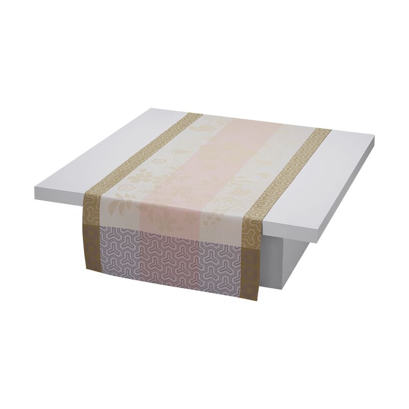 Runner Asia mood Petal 55x150 100% cotton, , hi-res image number 0