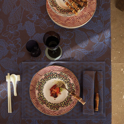 Coated placemat Sulawesi Feuillage Cotton