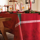 Tablecloth Sous les &eacute;toiles Red 120x120 100% cotton, , hi-res image number 2