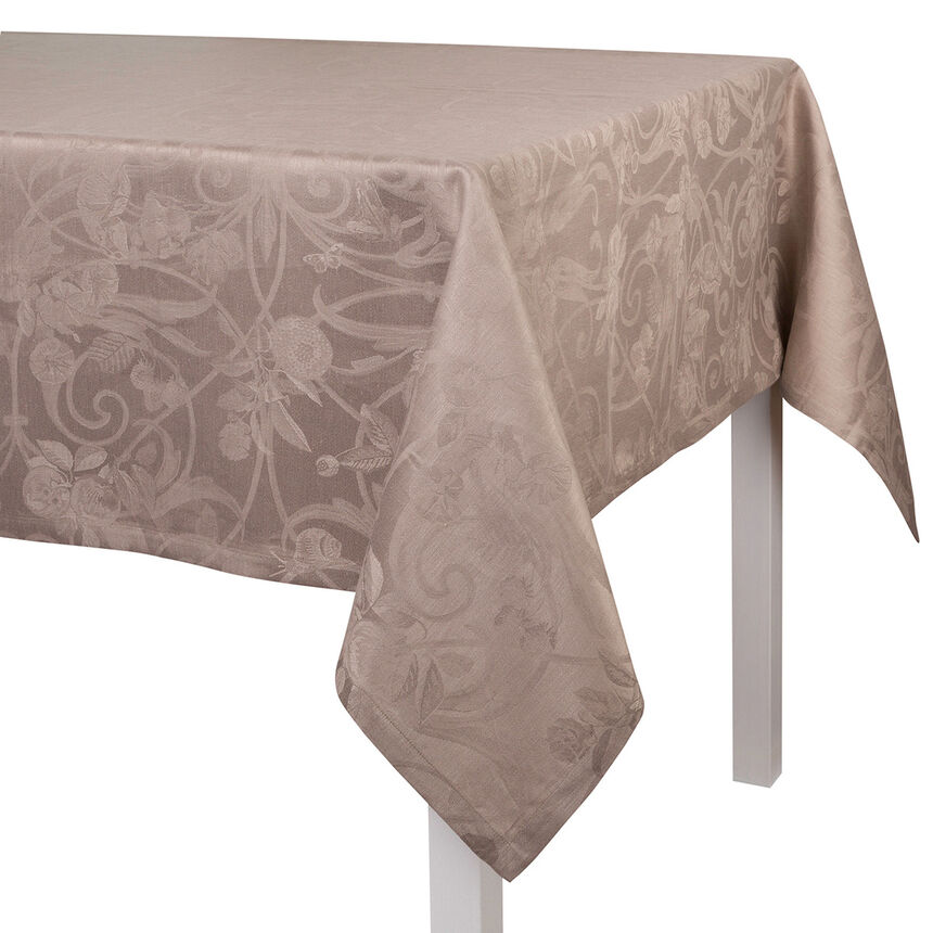 Tablecloth Tivoli Black Pepper 175x175 100% linen, , hi-res image number 0