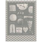 Tea towel Fromages Grey 60x80 100% cotton, , hi-res image number 1