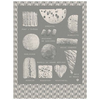 Tea towel Fromages Cotton,  Tea towel Fromages Cotton