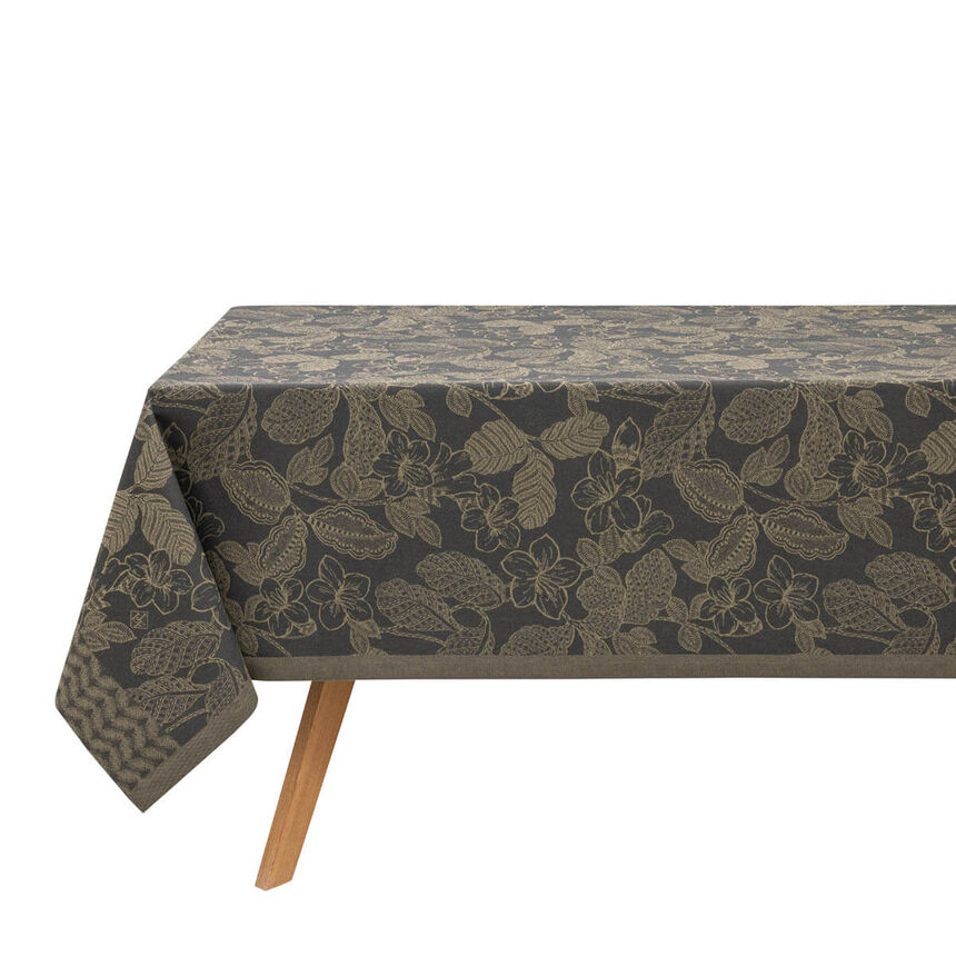 Tablecloth Sulawesi Green 150x150 100% cotton, , hi-res image number 1