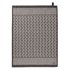 Tea towel Empreintes Black 60x80 100% cotton, , hi-res image number 0
