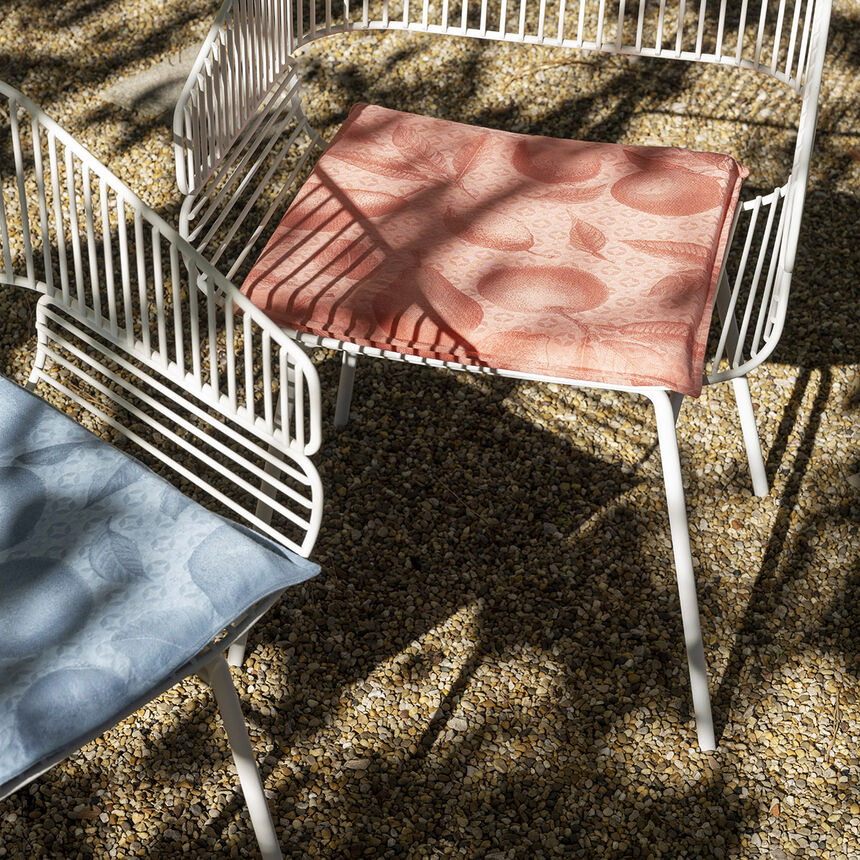 Chair cushion Arri&egrave;re-pays Blue 40x40 Acrylic, , hi-res image number 0